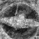 The buried ship as seen by ground-penetrating radar.